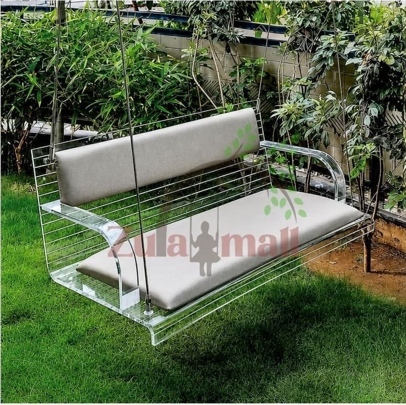 Acrylic White Line Single Mold Swing