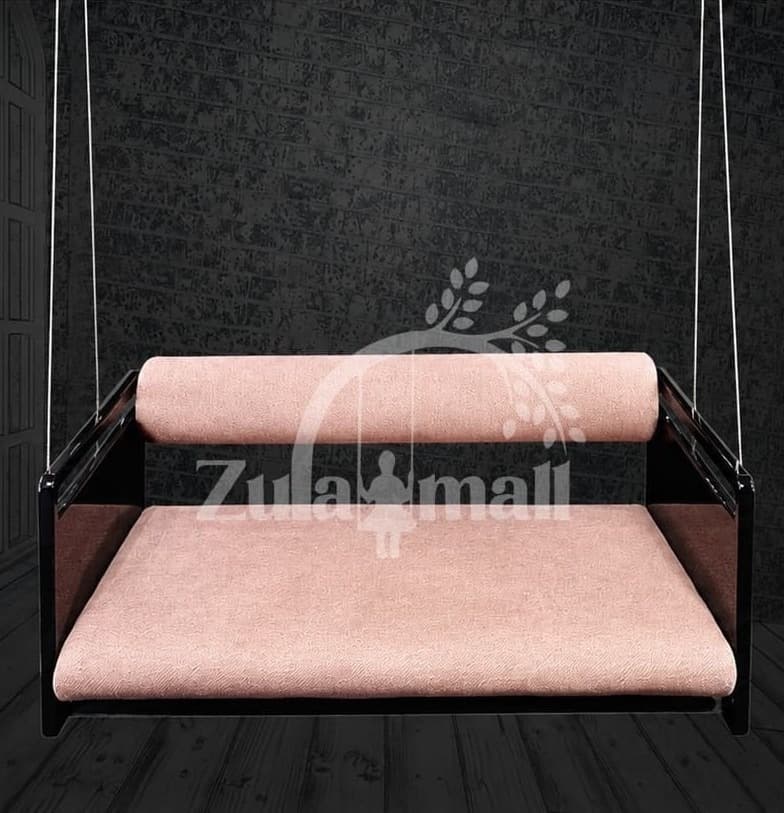 Black Acrylic Swing With SS Wire Rope