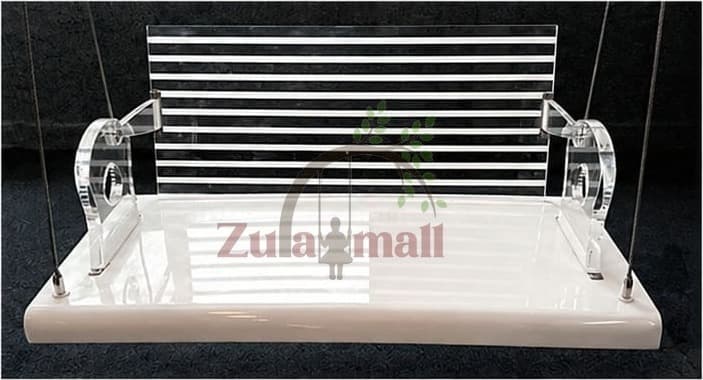 Reversible Acrylic Single Mold Swing With SS Rope thumbnail 2