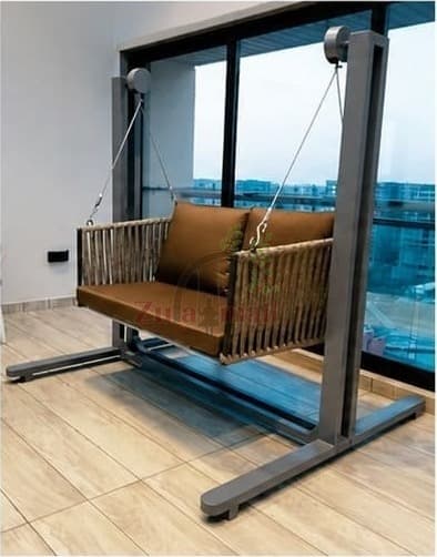 Outdoor Fabric Swing With MS Stand thumbnail 2