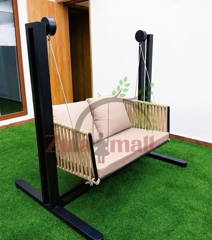 Outdoor Fabric Swing With MS Stand