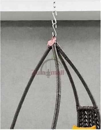 PVC Cane Swing With Yellow Cushion thumbnail 3