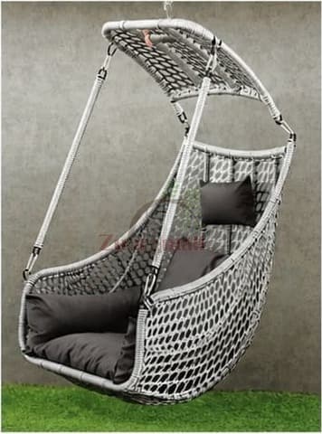 PVC Cane Swing With Red Cushion thumbnail 3