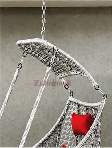 PVC Cane Swing With Red Cushion thumbnail 2