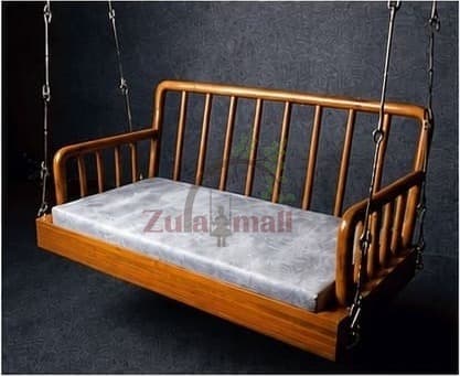 ZM02 Wooden Swing With SS Brass Chain thumbnail 3