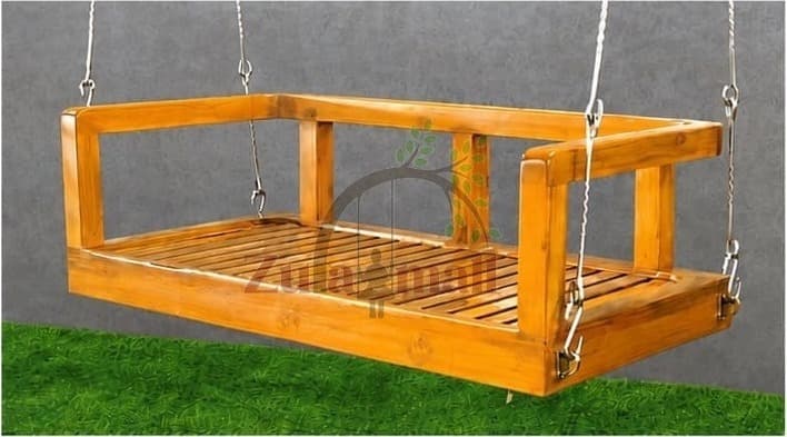 ZM03 Wooden Swing With SS Chain thumbnail 2