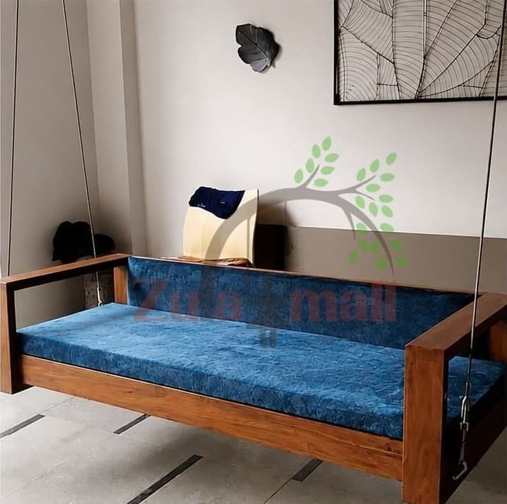 ZM04 Wooden Swing With SS Rope