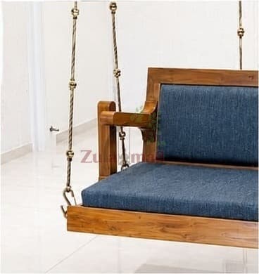 ZM05 Wooden Swing With SS Rope Chain thumbnail 3