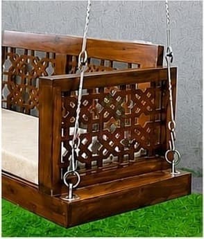 ZM06 Wooden Swing With SS Chain thumbnail 3