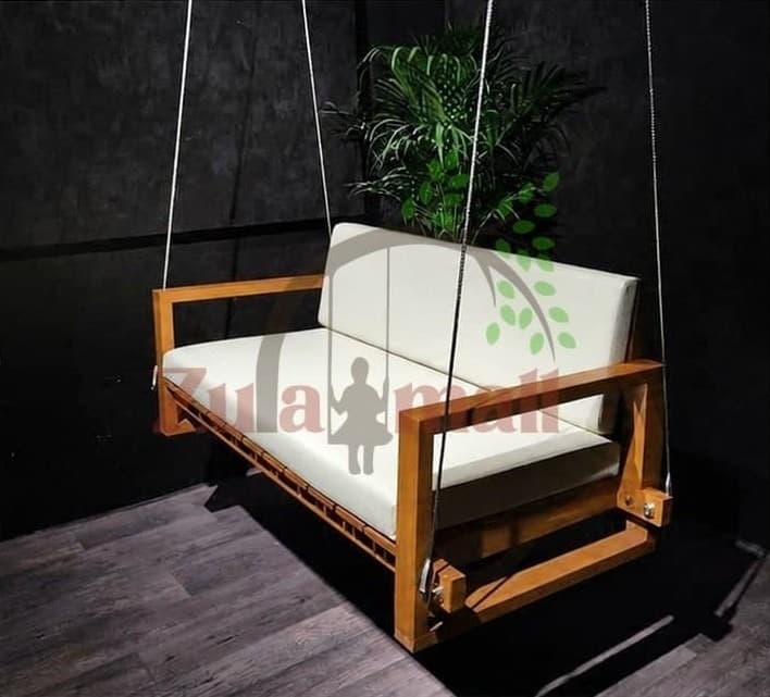 ZM10 Wooden Swing With SS Rope