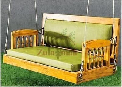 ZM11 Wooden Reversible Swing With SS Rope thumbnail 2