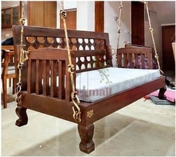 ZM13 Wooden Reversible Swing With SS Chain thumbnail 2
