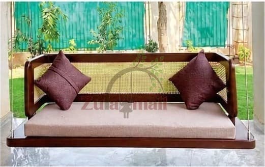 ZM17 Wooden Cane Swing With SS Rope thumbnail 2