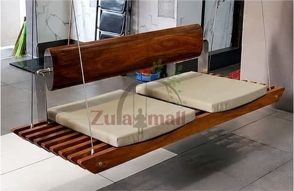 ZM18 Wooden Swing With SS Rope thumbnail 2