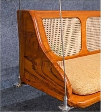 ZM19 Wooden Cane Swing With SS Rope thumbnail 3