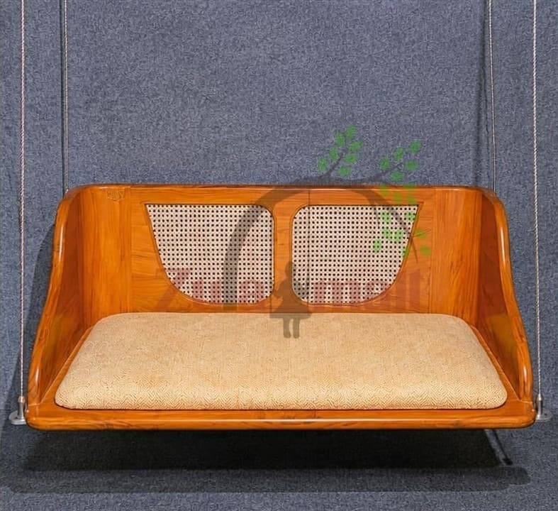 ZM19 Wooden Cane Swing With SS Rope