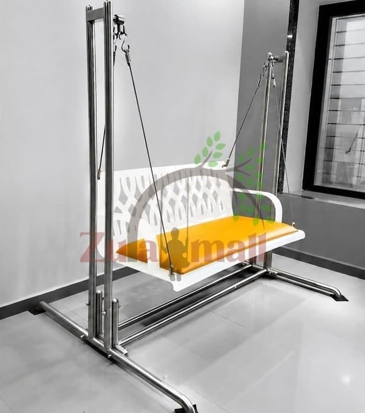 Indoor Acrylic S Cutting Swing With SS Stand